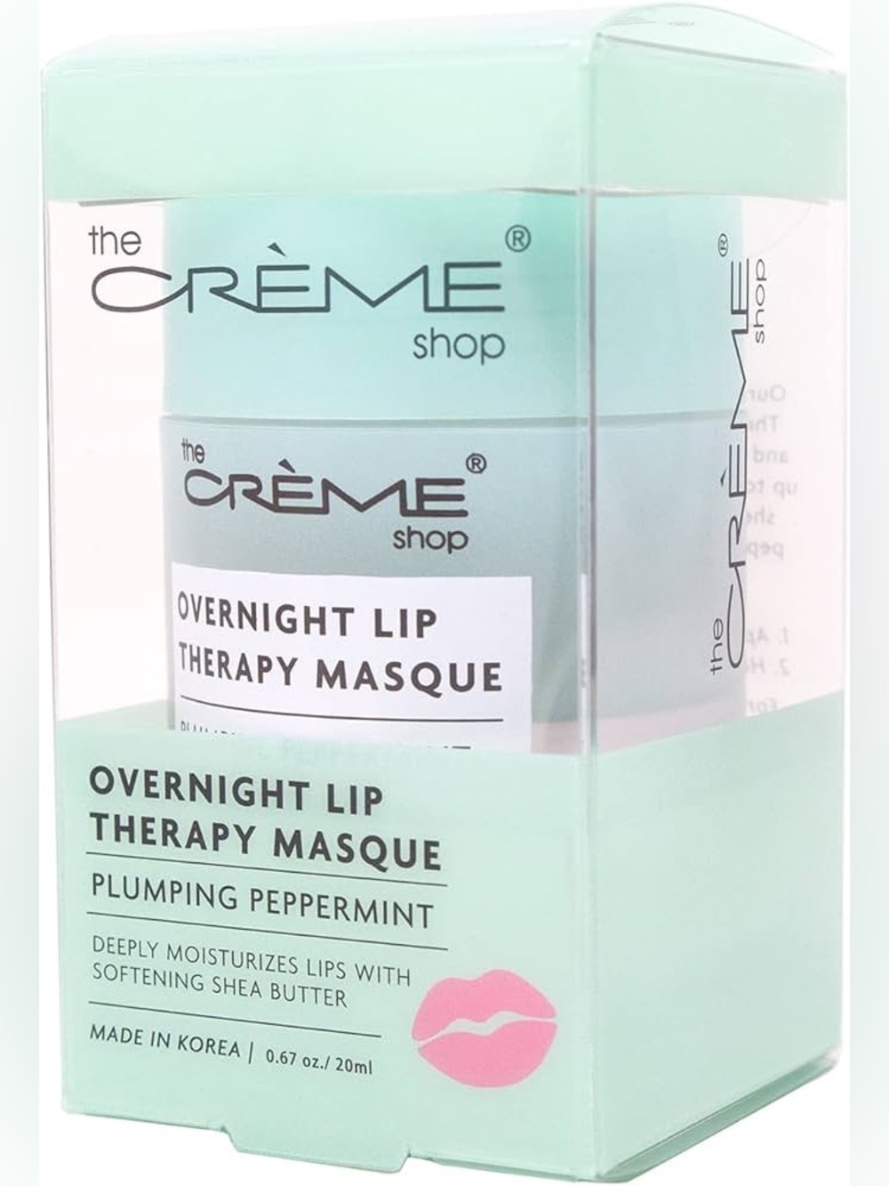 The Creme Shop Overnight Lip Therapy Masque - Plumping Peppermint